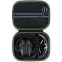 収納ケースと互換性のあるWalker's RAZOR SLIM ELEC MUFF スリム電子イヤーマフ -ブラック+ダークグリーン (ケースのみ)