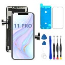 for iPhone 11 Pro 液晶パネル LCD 画面交換 for iPhone 11pro ブラックFHD 5.8" フロントパネル タッチパネル 修理 スクリーン フロントガラス 修理パーツ デジタイザ 修理工具