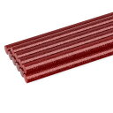 グルースティック 10本入 レッドパール ホットメルト 7mm*200mm グルーガン 強力粘着 高温ボンドガン ピタガン替え用 柔軟 無臭 速乾 DIY 修理用