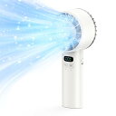 ハンディファン 冷却プレート【2025新型モデル 冷感プレート付き】 ハンディファン携帯扇風機 手持ち扇風機 冷却機能 接触冷感 100段階風量調節 ハンディ扇...