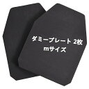 ダミープレート 2枚 30x24x2cm プレートキャリア サバゲー用 タクティカルベスト EVA フォーム アーマー プレート mサイズ