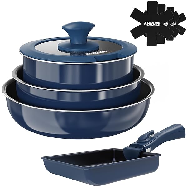 フライパン セット 鍋 フライパンセット 9点 IH ガス対応 取っ手のとれる 卵焼き ダイヤモンドコート こげつかない 着脱式ハンドル 使いやすい お手入れ簡...