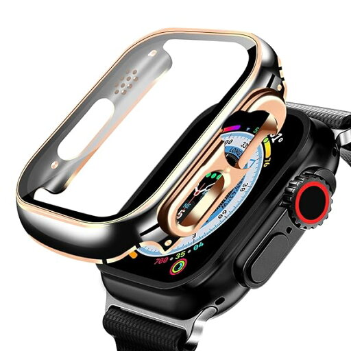 対応 アップルウォッチ カバー Ultra 2/1 Apple Watch ケース PC素材 ガラスフィルム 一体型 メッキ加工 Apple Watch カバー 耐衝撃 アップルウォッチ ケース 全面保護 装着簡単 高耐久 高透過率 49mm 光沢の 対応 アップルウォッチ カバー Ultra 2/1 Apple Watch ケース PC素材 ガラスフィルム 一体型 メッキ加工 Apple Watch カバー 耐衝撃 アップルウォッチ ケース 全面保護 装着簡単 高耐久 高透過率 49mm 光沢の