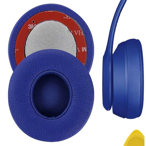 イヤーパッド QuickFit 互換性 パッド ビート Beats Solo 3, Solo 3.0 Wireless (A1796) ヘッドホンに対応 イヤパッド/イヤークッション/イヤーカップ (プロテインレザー/濃紺) イヤーパッド QuickFit 互換性 パッド ビート Beats Solo 3, Solo 3.0 Wireless (A1796) ヘッドホンに対応 イヤパッド/イヤークッション/イヤーカップ (プロテインレザー/濃紺)