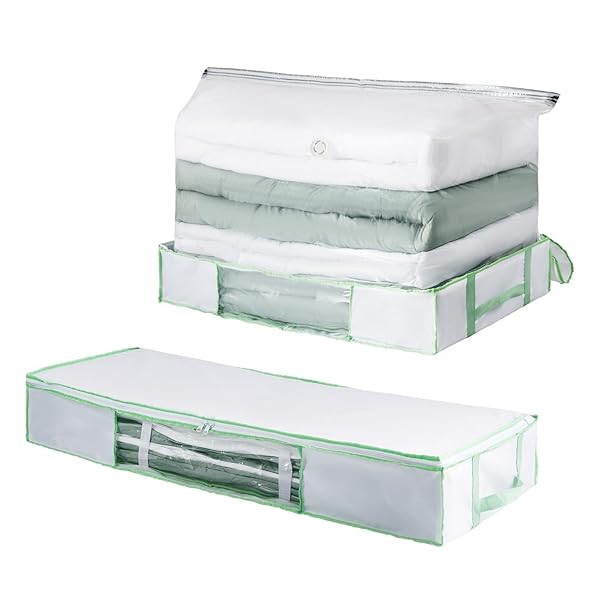 布団圧縮ボックス 収納ケース 衣類圧縮袋 ふとん 大きいボックス 一体型 羽毛布団 省スペース 繰り返す..