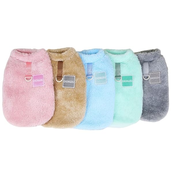 犬 服 秋冬 かわいい ペット服 タンクトップ 暖かい 両面フリース ふわふわ Dカン付き 小型犬 猫 洋服 袖なし ドッグウェア 着脱簡単 抜け毛防止 防寒 保温 小中型犬 家着 お出かけ お散歩用 (ブラウン,XL)