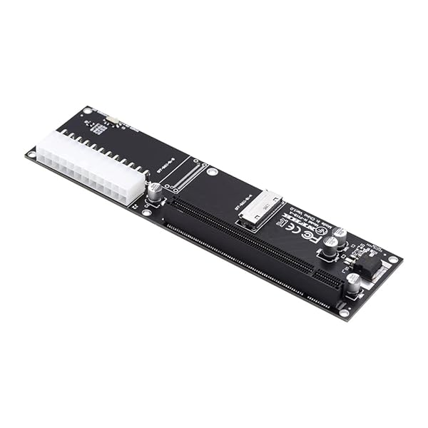 oculink 8x SFF-8612 8611からPCI-Express PCIe 16XアダプターとATX 24pinパワーポートメインボードグラフィックスカード