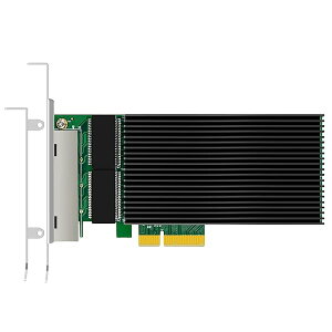 ST7419 4ポート2.5G RJ45イーサネットカード、Intel 1226コントローラ、PCIE 3.0 X4インターフェイス、Windows 11/10/Windowsサーバ/Linux/ESX/VMware ESXi対応(Mac OS非対応