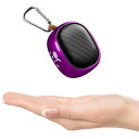 OROW bluetooth スピーカー 超小型 ポータブルスピーカー ミニワイヤレススピーカー 大音量ブルートゥーススピーカー 無線スピーカー スマホスピーカー アウトドア&お風呂 &ステレオ (purple)(2)