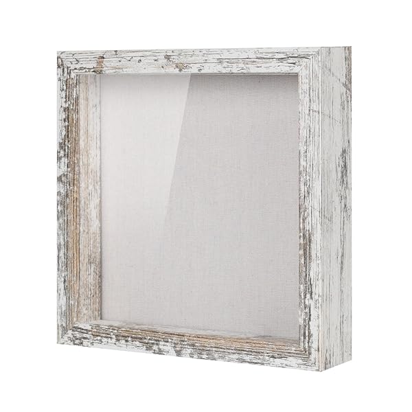 額縁 立体額 ボックスフレーム フォトフレーム 色紙 壁掛け 卓上 ドライフレーム お祝い ディストレス..