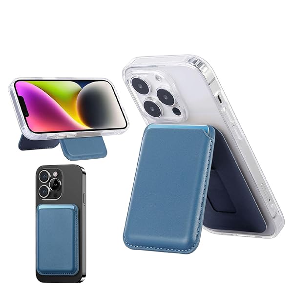 【2025年新登場】 MagSafe スマホカードケース 3枚収納 MagSafe対応ウォレット 財布 カードホルダー スマホスタンド カード入れ 取り外し可能 角度調節可能なスタンド iPhone 16E/16/15/14/13/12 シリーズなど