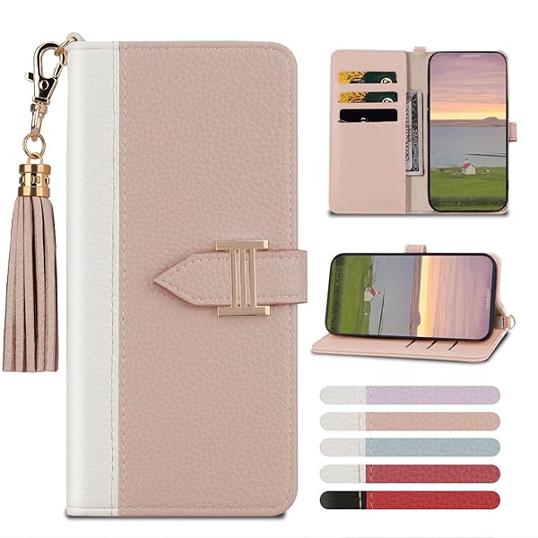 For Samsung Galaxy A25 5G ケース 手帳型 ギャラクシーA25 SC-53Fケース Galaxya25 5gスマホケース SCG33 財布型 2色パッチワークファッション携帯カバー マグネットクラスプ付き カード入れ収納 スタ