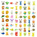 30PCS動物子供の消しゴム、子供のゲーム賞式典のために使われたミニパズル鉛筆消しゴム