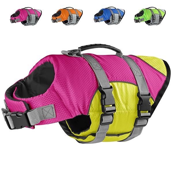 ペット ライフジャケット犬用 ジャケット 水泳用フローティングベストイフ 救命胴衣 ペット海遊び 浮き..