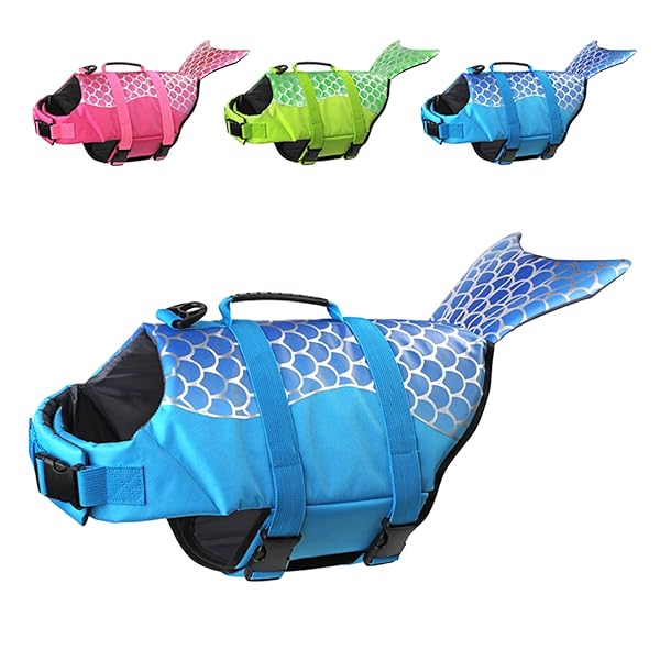 ペット 犬用ライフジャケット 水泳救命胴衣 小型犬 中型犬 大型犬 猫用 救急服 水遊び用 運動用 犬 水..