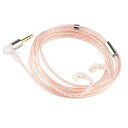 TRIPOWIN Karenイヤホン用ケーブル 2.5mm/3.5mm/4.4mm金メッキプラグとQDC端子/MMCX端子/0.78mm2pinコネクタの組み合わせ (QDC端子, 3.5mmプラグ)(2)
