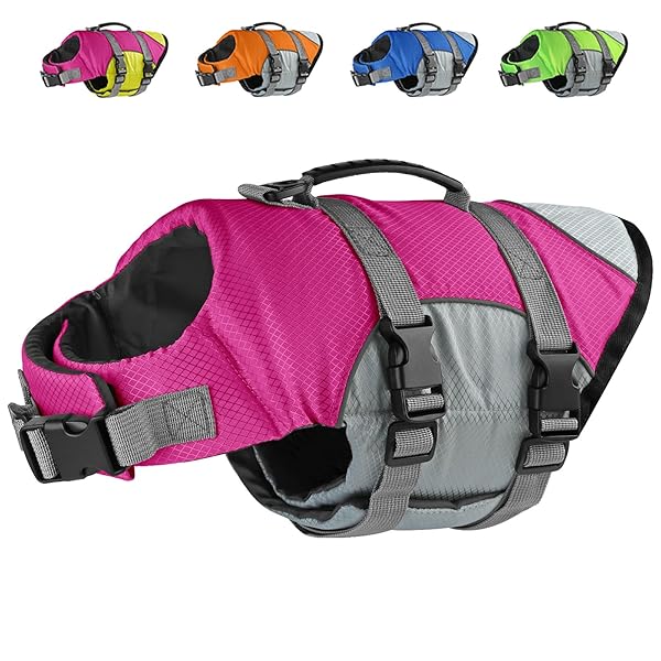 ペット ライフジャケット犬用 ジャケット 水泳用フローティングベストイフ 救命胴衣 ペット海遊び 浮き..