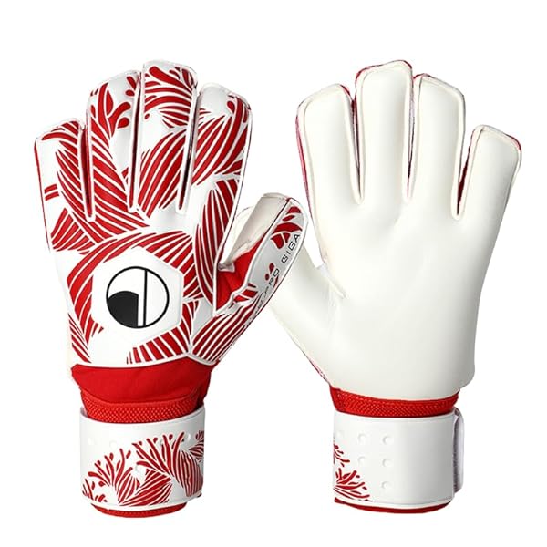 ゴールキーパーグローブ 指ガード付き 指の背面に保護パッドが付いており 掌部分には ラテックスを使用..