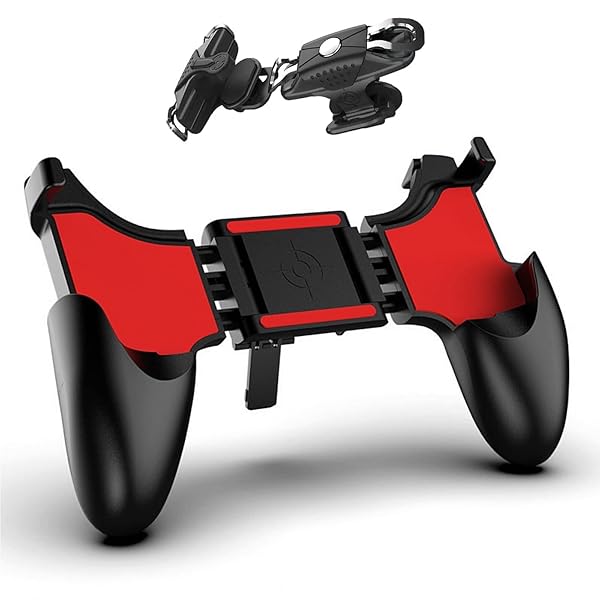 携帯電話ゲームハンドルコントローラー ジョイスティック モバイル ゲーミング グリップ トリガー iPhone/Android Phone PUBGG/Fortnitee/Call of Duty モバイルゲーム ゲームケース 折りたたみ式スタンド