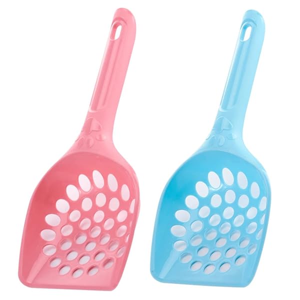 猫砂スコップ ネコトイレスコップ 大きな穴 砂取り用品 猫砂のお手入れ 猫砂スコップ ペットトイレ用品..