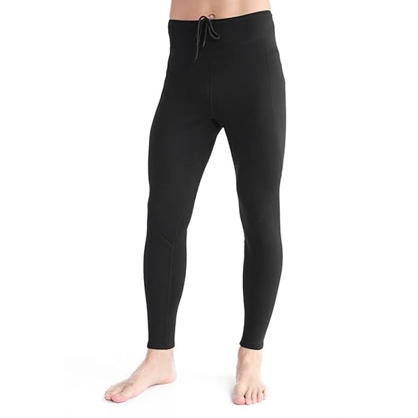 ウェットスーツ ロングパンツ SUP 1.5mmネオプレン 保温速乾 伸縮性 フィッシング お釣り 沢登り サーフィン カヤック サウナ BKM2002 (S, メンズ用)