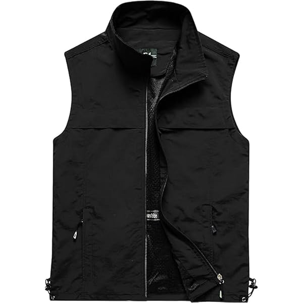 ベスト メンズ フィッシングベスト 通気速乾 アウトドア カメラマン メッシュベスト UVカット 釣り 登山 撮影 多機能 春 夏 秋 BV133 (2XL, ブラック)