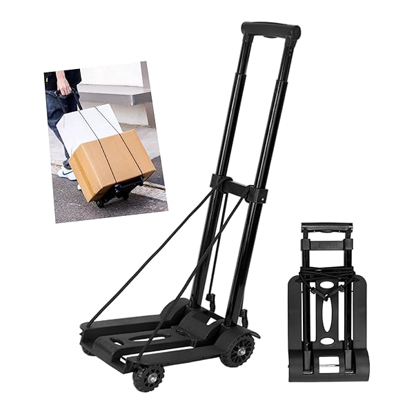 折り畳み キャリーカート軽量 4輪 キャリー 小さい 台車 折りたたみ キャリーカート 50kg 台車 折り畳み 軽量 コンパクト キャスター付き 荷物運搬 引越し 旅行 アウトドア 買い物 家庭用 4輪 ショッピングカート