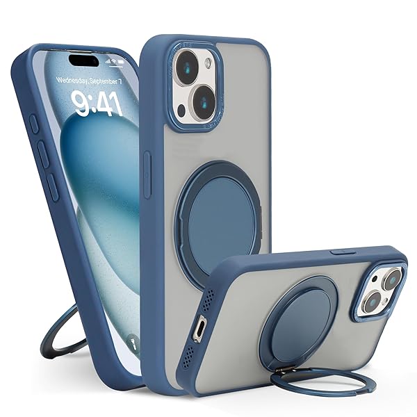 iPhone 15 Plus  MagSafeб360ž Ĳξбۥ󥰥ޥͥå Ѿ׷ ȾƩޥåȻž夲...