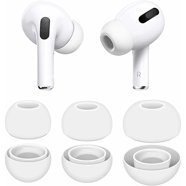 for AirPods Pro イヤーピース AirPods Pro 2 シリコン イヤーチップ (SMLサイズ 3ペア) イヤーチップ ..