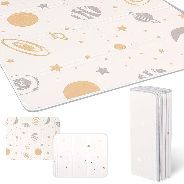 プレイマット- 赤ちゃん プレイマット 収納しやすい ジョイントマット 厚手 折りたたみ 防水 防音マッ..