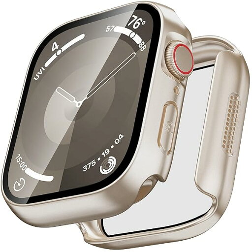 Apple Watch 用 ケース防水 42mm Series 10アップルウォッチカバー 一体型保護ケース 傷防止 軽量 強化ガラス防水 全面保護 衝撃吸収 防塵 傷防止 42mm スターライト Apple Watch 用 ケース防水 42mm Series 10アップルウォッチカバー 一体型保護ケース 傷防止 軽量 強化ガラス防水 全面保護 衝撃吸収 防塵 傷防止 42mm スターライト