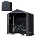 サイクルハウス バイクガレージ サイクルポート 1台用~2台用 自転車置き場 屋外 サイクルガレージ バイク ガレージ ガレージテント 自転車 テント 屋根 車庫 自転車小屋 バイク テント 大な正門です 物置 屋外 耐水圧2000mm 防水防風防塵