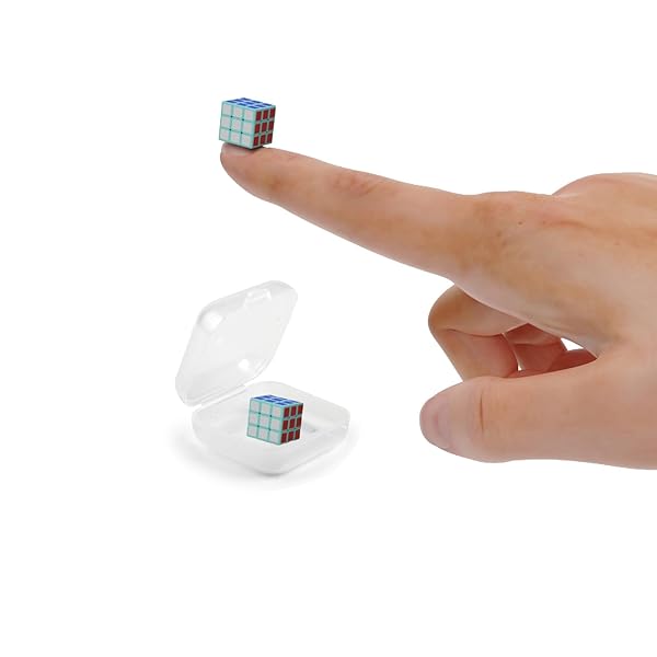 ミニキューブ 3x3 - キューブラボ 1x1x1cm 最小サイズ 滑らかなマジックキューブ 子供・大人用 (ブルー)