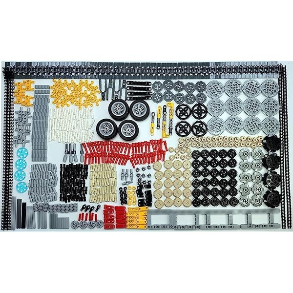 833 個の MOC テクニック STEM パーツ、車ギア車軸ホイール コネクタ ビルディング ブロック アクセサリ ピース セット、チェーン リンク ピン コ...