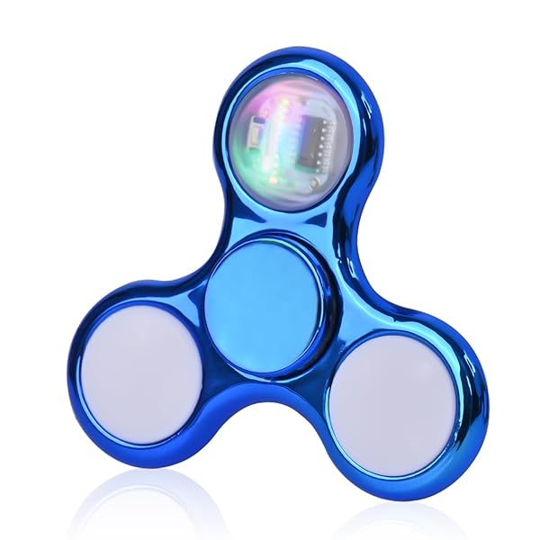 ハンドスピナー光る 18種類の鮮やかな絞り ハンドスピナー よく回る ハンドスピナ...