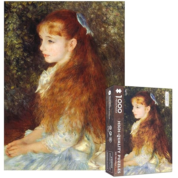 1000ピース ジグソーパズル Renoir·Mlle Irene Cahen d'Anvers 名画 パズル 絵画 ポートレート ペインティング おしゃれ インテリア プレゼント（70×50cm）