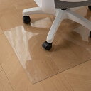 チェアマット 透明 PVC 床保護マット 80*120cm 厚み1.5mm フローリングマット 椅子 マット/椅子/食卓/フロア/畳/机下/滑り止め お手入れ簡単 床暖房対応(3)