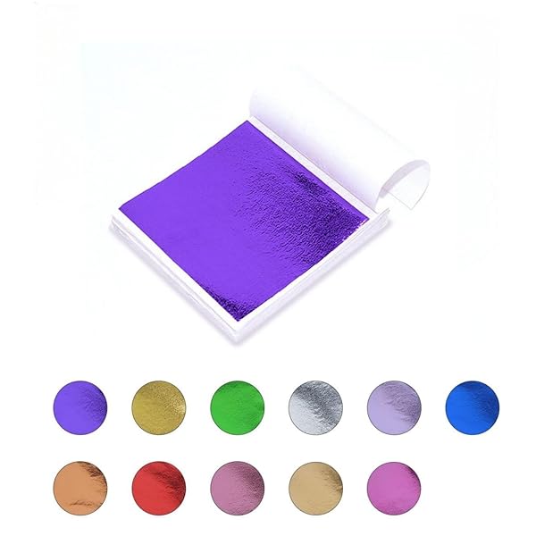 金箔 ヘア用 髪飾り 成人式 金粉 8x8.5cm 100枚 模造金箔 金箔ヘア用 銀箔 髪用 髪飾り フレーク ヘア..