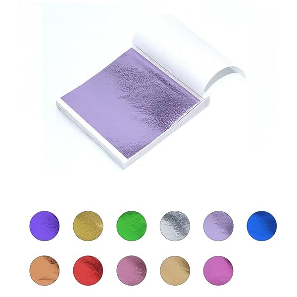 金箔 ヘア用 髪飾り 成人式 金粉 8x8.5cm 100枚 模造金箔 金箔ヘア用 銀箔 髪用 髪飾り フレーク ヘアメイク ヘアアレンジ 成人式 結婚式 卒業式 七五三 ジェルネイル セルフネイル DIYジュエリー 工芸品 レジン 美術 絵画 年賀