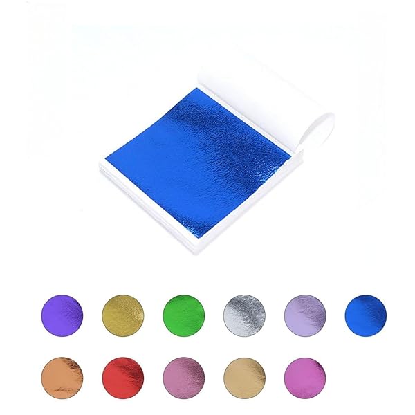 金箔 ヘア用 髪飾り 成人式 金粉 8x8.5cm 100枚 模造金箔 金箔ヘア用 銀箔 髪用 髪飾り フレーク ヘア..