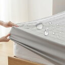防水ボックスシーツ セミダブル 防水シーツ 防水敷きパッド パッド一体型 1枚3役 全周ゴム付き 着脱簡単 おねしょシーツ 介護シーツ 失禁対策 抗菌防臭防ダニ 介護用 ベビー用 洗える オールシーズン マットレスカバー ベッドシーツ (セミダブル・(3)