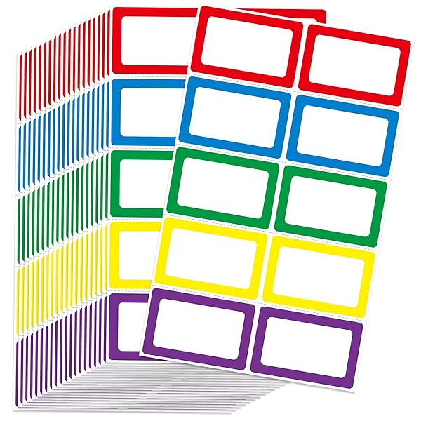 名札シール 服に貼る 名前シール 400枚 89 x 57 mm ネー...(3)