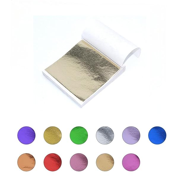 金箔 ヘア用 髪飾り 成人式 金粉 8x8.5cm 100枚 模造金箔 金箔ヘア用 銀箔 髪用 髪飾り フレーク ヘアメイク ヘアアレンジ 成人式 結婚式 卒業式 七五三 ジェルネイル セルフネイル DIYジュエリー 工芸品 レジン 美術 絵画 年賀