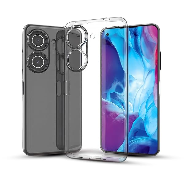 対応 ASUS ZenFone 10 ケース 全透明 TPU 軽量 Zenfone 10 / Zenfone 9 カバー スリム 薄型 スマホケース