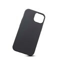 iPhone13 mini ケース ブラック アイフォン 13 mini 用の ケース マットブラック【柔軟性 TPU素材】
