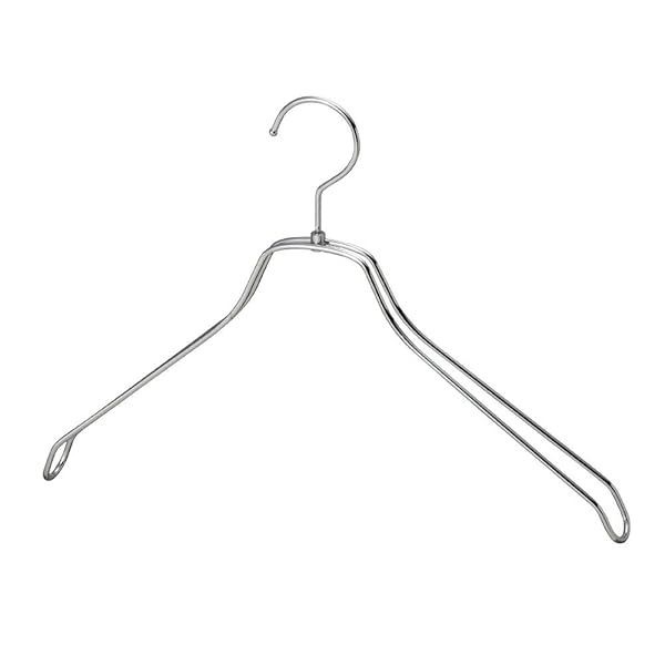 タヤ ハンガー メンズ シャツ用 なで肩仕様/TSW-2468BR-BN-42NK W375mm ±10mm クローム/1本