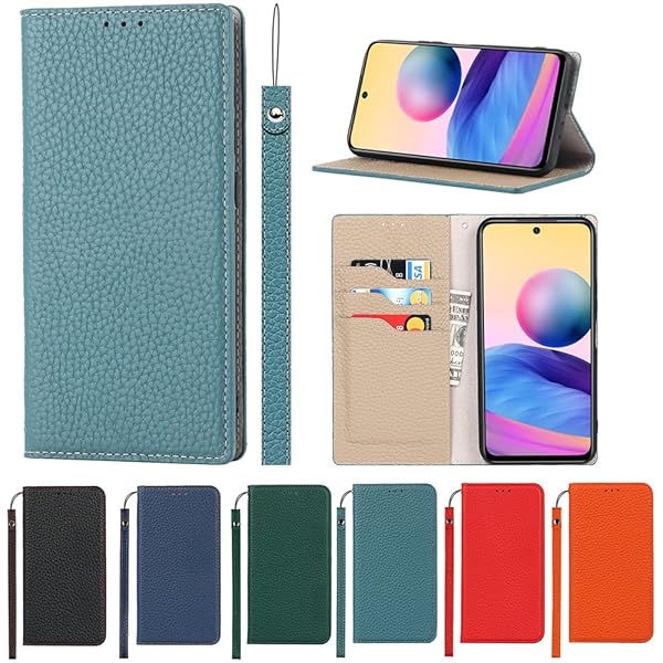 for Xiaomi Redmi Note 10 JE ケース 本革 牛革 for Redmi Note 10Tケース 手帳型 for Redmi Note10 JE XIG02 カバー