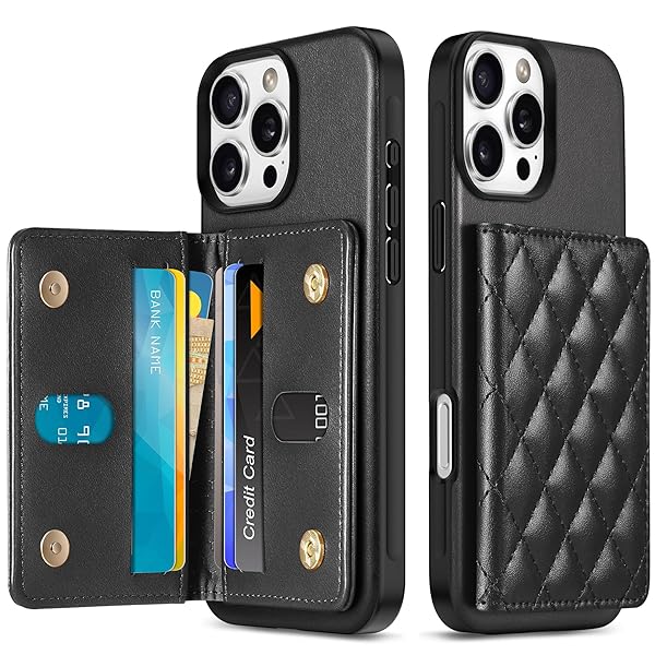 iPhone16Pro Max 対応 ケース 背面 手帳型 アイフォーン16プロマックスカバー PUレザー [RFIDブロッ