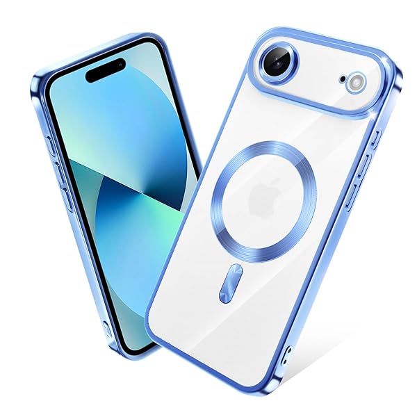 対応 iPhone 17 Air ケース MagSafe対応 クリア メッキ加工 アイフォン17Air スマホケース 耐衝撃 TPU