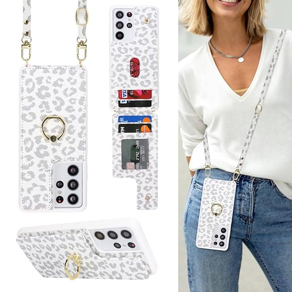 Galaxy S21 Ultra 5G SC-52B対応ケース手帳型 Galaxy S21 Ultra 5G スマホ携帯用ケース ショルダー クロス